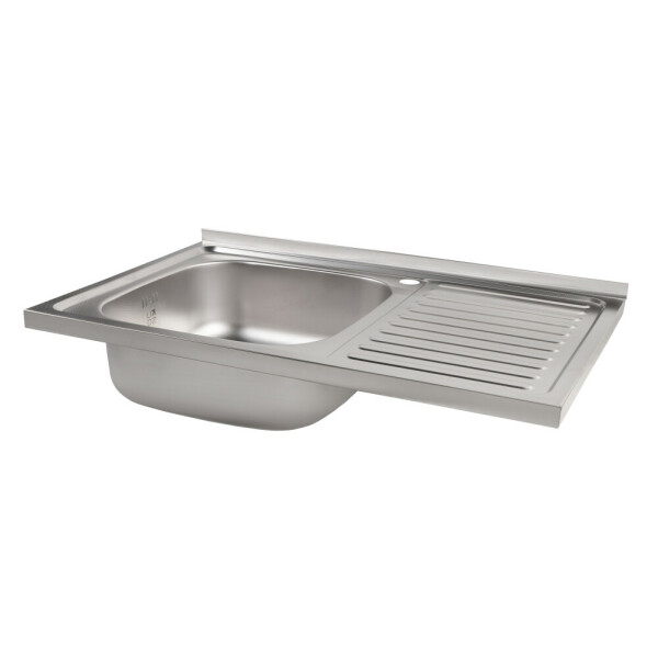 Кухонна мийка Lidz 5080-L 0,8 мм Decor (LIDZ5080LDEC06)