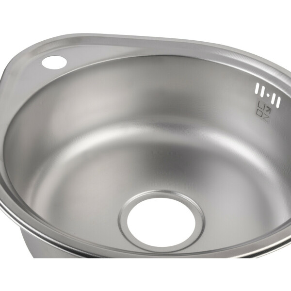 Кухонна мийка Lidz 4843 0,6 мм Micro Decor (LIDZ4843MDEC06)