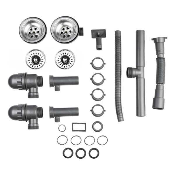 Кухонна мийка з двома чашами Lidz 6080 0,8 мм Decor (LIDZ6080DEC08)