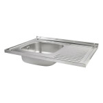 Кухонна мийка Lidz 6080-L 0,8 мм Decor (LIDZ6080LDEC08)