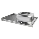 Кухонна мийка Lidz 6080-R 0,8 мм Decor (LIDZ6080RDEC08)