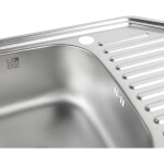 Кухонна мийка Lidz 9550-D 0,8 мм Decor (LIDZ9550DEC08)