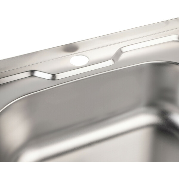 Кухонна мийка Lidz 5050 0,6 мм Polish (LIDZ5050POL06)