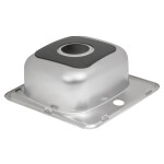 Кухонна мийка Lidz 3838 0,6 мм Satin (LIDZ3838POL06)