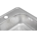 Кухонна мийка Lidz 3838 0,6 мм Satin (LIDZ3838POL06)