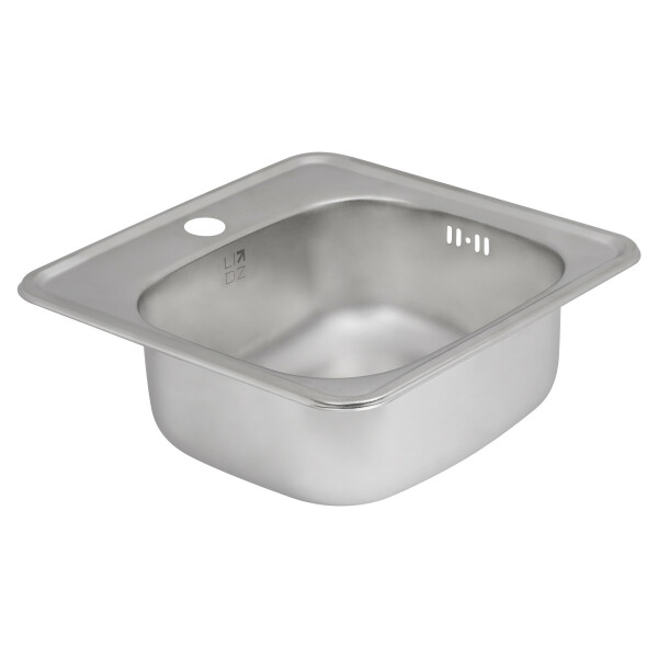 Кухонна мийка Lidz 3838 0,6 мм Satin (LIDZ3838POL06)