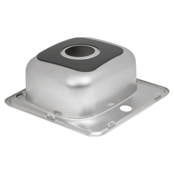 Кухонна мийка Lidz 3838 0,6 мм Satin (LIDZ3838POL06)