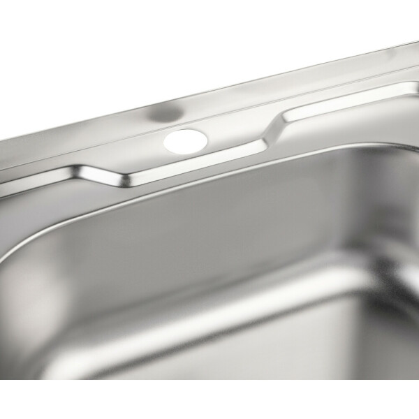 Кухонна мийка Lidz 5050 0,6 мм Satin (LIDZ5050SAT06)