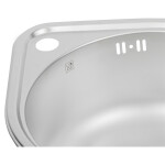 Кухонна мийка Lidz 4539 0,8 мм Satin (LIDZ4539SAT8)