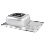 Кухонна мийка Lidz 6950 0,8 мм Satin (LIDZ6950SAT8)