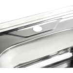 Кухонна мийка Lidz 6950 0,8 мм Satin (LIDZ6950SAT8)