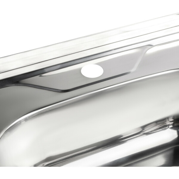 Кухонна мийка Lidz 6950 0,8 мм Satin (LIDZ6950SAT8)