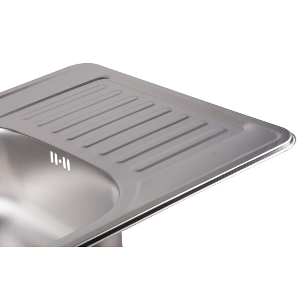 Кухонна мийка Lidz 6950 0,8 мм Micro Decor (LIDZ6950MDEC)