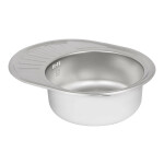 Кухонна мийка Lidz 5745 0,8 мм Satin (LIDZ5745SAT08)