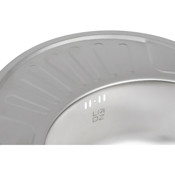 Кухонна мийка Lidz 5745 0,8 мм Satin (LIDZ5745SAT08)