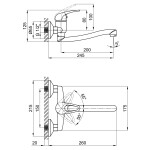 Змішувач для кухні Lidz (CRM) Premiera 41 009