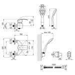 Змішувач для душу Lidz (CRM) Mars 81 010 00