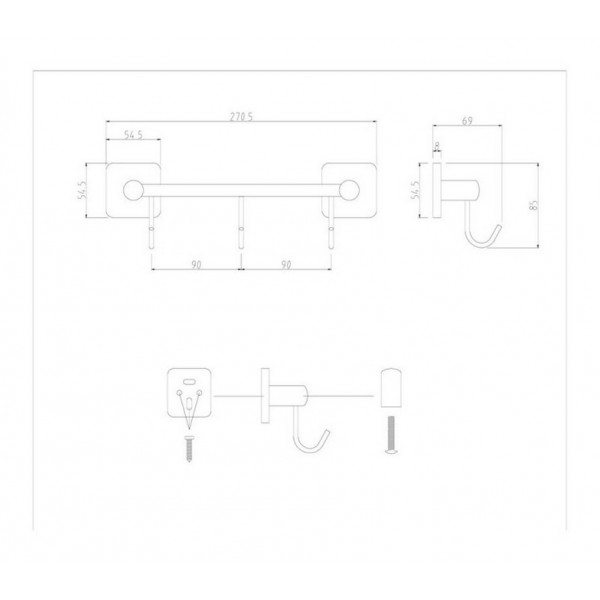 Крючок Lidz (CRM) 116.08.03