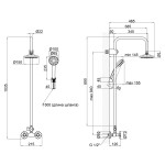 Душова система Lidz (CRM) 75 21 1001