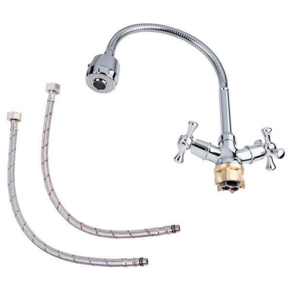 Змішувач для кухні Lidz (CRM) 75 21 271F-4 з рефлекторним виливом