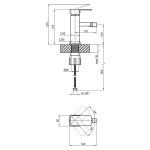 Змішувач для біде Lidz (CRM) 21 45 001AF