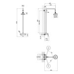 Душова система Lidz (CRM) 40 87 1010
