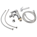 Змішувач для раковини Lidz (CRM) 14 34 001FB з лійкою для гігієнічного душу