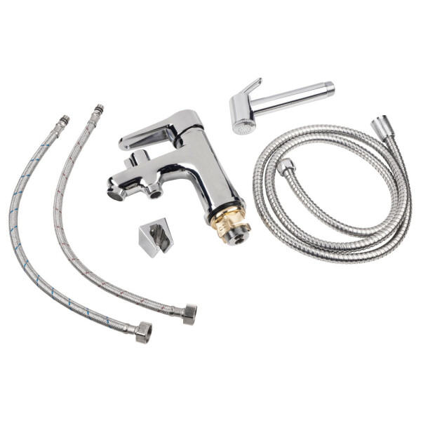 Змішувач для раковини Lidz (CRM) 14 34 001FB з лійкою для гігієнічного душу