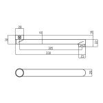 Излив для ванны Lidz (CRM) 54 02 330 00