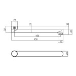 Излив для ванны Lidz (CRM) 54 02 450 00
