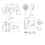 Змішувач для душу Lidz (CRM) 41 86 010