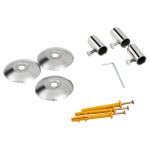 Полотенцесушитель водяной Lidz Snake (CRM) D25х1/2" 500x400