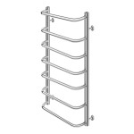 Полотенцесушитель водяной Lidz Standard (CRM) D32/20х1/2" 400x1000 P8