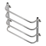 Полотенцесушитель водяной Lidz Standard (CRM) D32/20х1/2" 500x500 P4