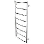 Полотенцесушитель водяной Lidz Trapezium (CRM) D38/25 500x1200 P8