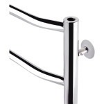 Полотенцесушитель водяной Lidz Trapezium (CRM) D38/25 600x700 P5