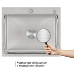 Набір 2 в 1 Lidz кухонна мийка H6050 3.0/1.0 мм Brush + дозатор для миючого засобу