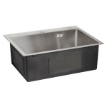 Набір 2 в 1 Lidz кухонна мийка H6050 3.0/1.0 мм Brush + дозатор для миючого засобу