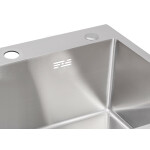 Набір 2  в 1 Lidz кухонна мийка H5050 3.0/1.0 мм Brush + дозатор для миючого засобу