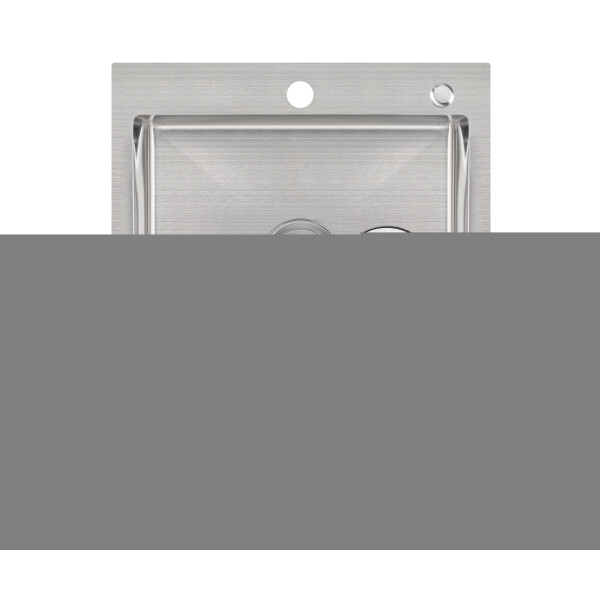 Набір 2  в 1 Lidz кухонна мийка H5050 3.0/1.0 мм Brush + дозатор для миючого засобу