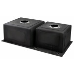 Набір 2 в 1 Lidz кухонна мийка H7843 3.0/1.0 мм Brush + дозатор для миючого засобу