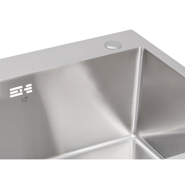 Набір 2 в 1 Lidz кухонна мийка H7843 3.0/1.0 мм Brush + дозатор для миючого засобу