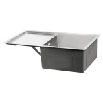 Кухонна мийка Lidz H7844 3.0/1.0 мм Brush (LIDZH7844LBRU3010)