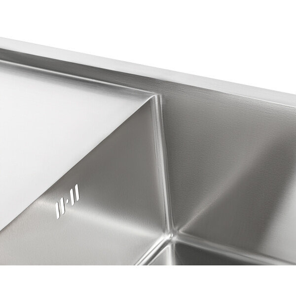 Кухонна мийка Lidz H7844 3.0/1.0 мм Brush (LIDZH7844LBRU3010)