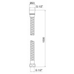 Шланг для душа Lidz (CRM) 50 03 150 00 1,50 м