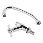 Кран на одну воду для кухні Lidz (CRM) Dominox 15 269F