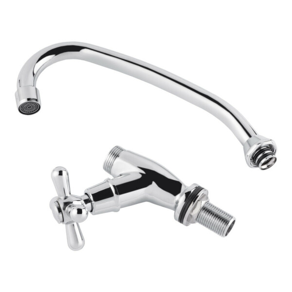 Кран на одну воду для кухні Lidz (CRM) Dominox 15 269F