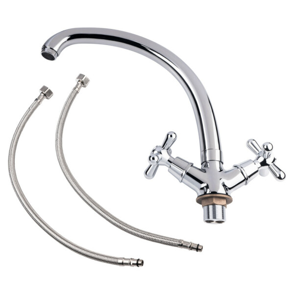 Змішувач для кухні Lidz (CRM) Dominox 15 272F-3