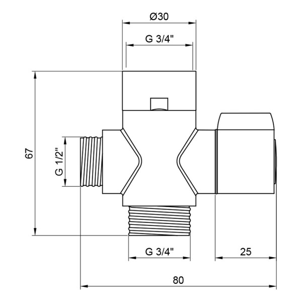 Дивертор Lidz (CRM) 52 01 000 01