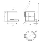Ведро для мусора Lidz (CRM) 121.01.03 3 л